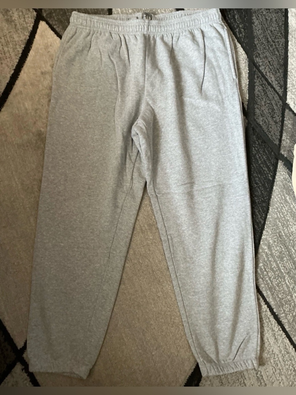 Size Large  - Gap Heather Gray Soft Cotton Blend Drawstring Pocket Sweatpants